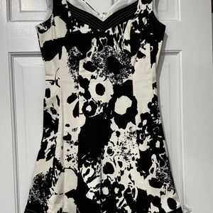 Nine West Classic Black and White Dress